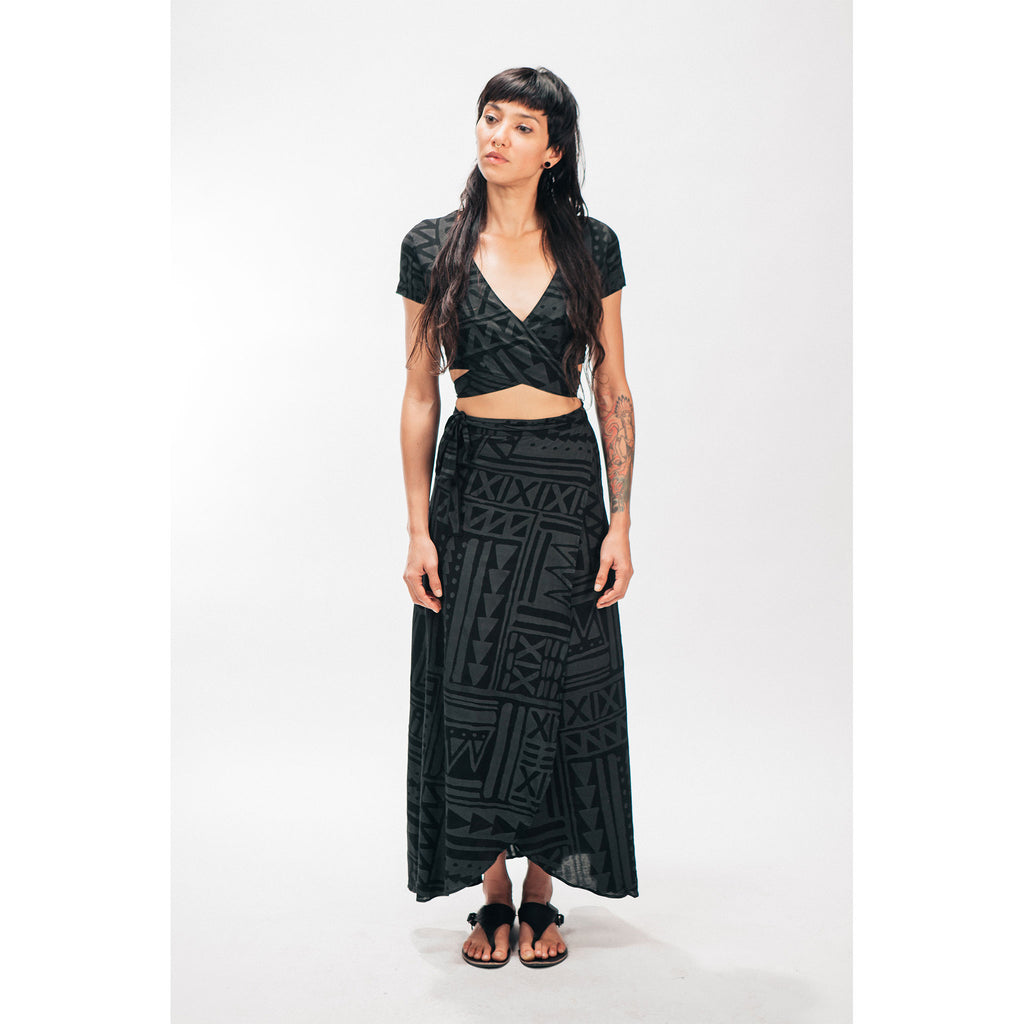 WRAP TOP [X-TRiBE] - PEACE FITS