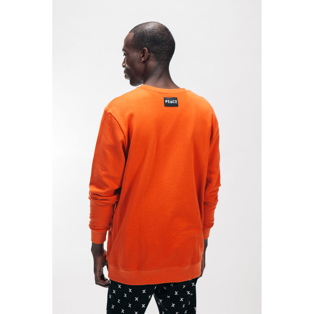 CREW NECK SWEATSHIRT [PEACE] - PEACE FITS