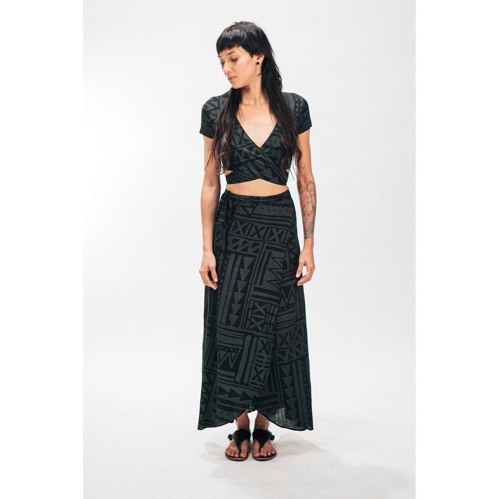 WRAP SKIRT [X-TRiBE] - PEACE FITS