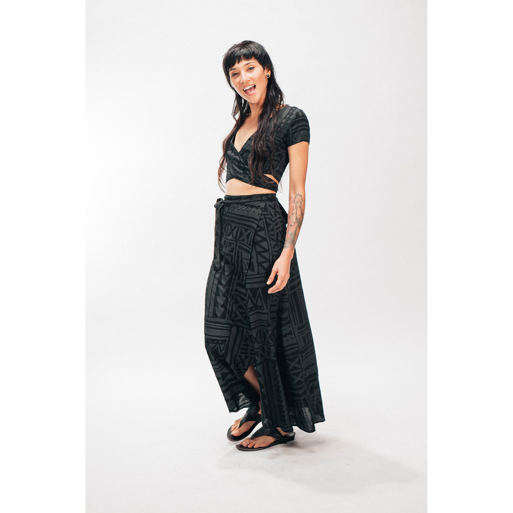 WRAP SKIRT [X-TRiBE] - PEACE FITS