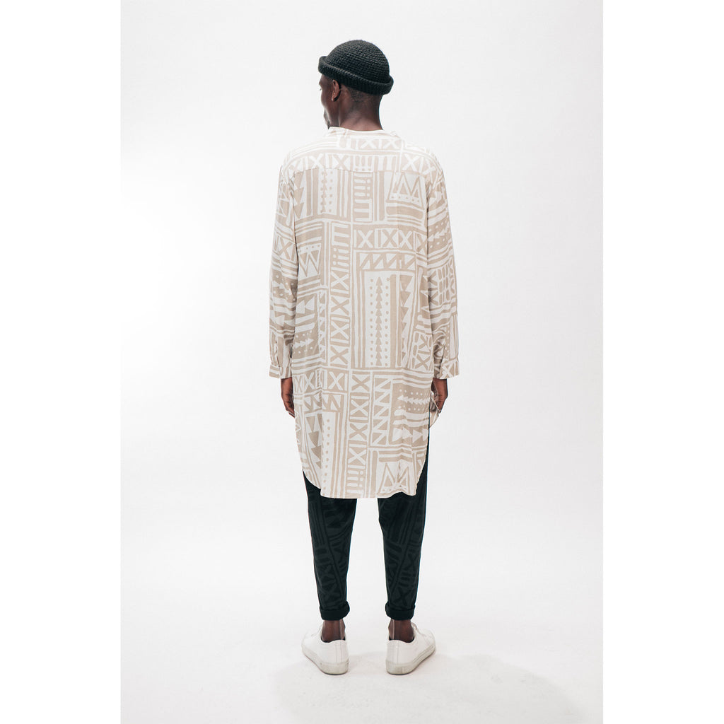 BUTTON UP TUNIC [X-TRiBE] - PEACE FITS