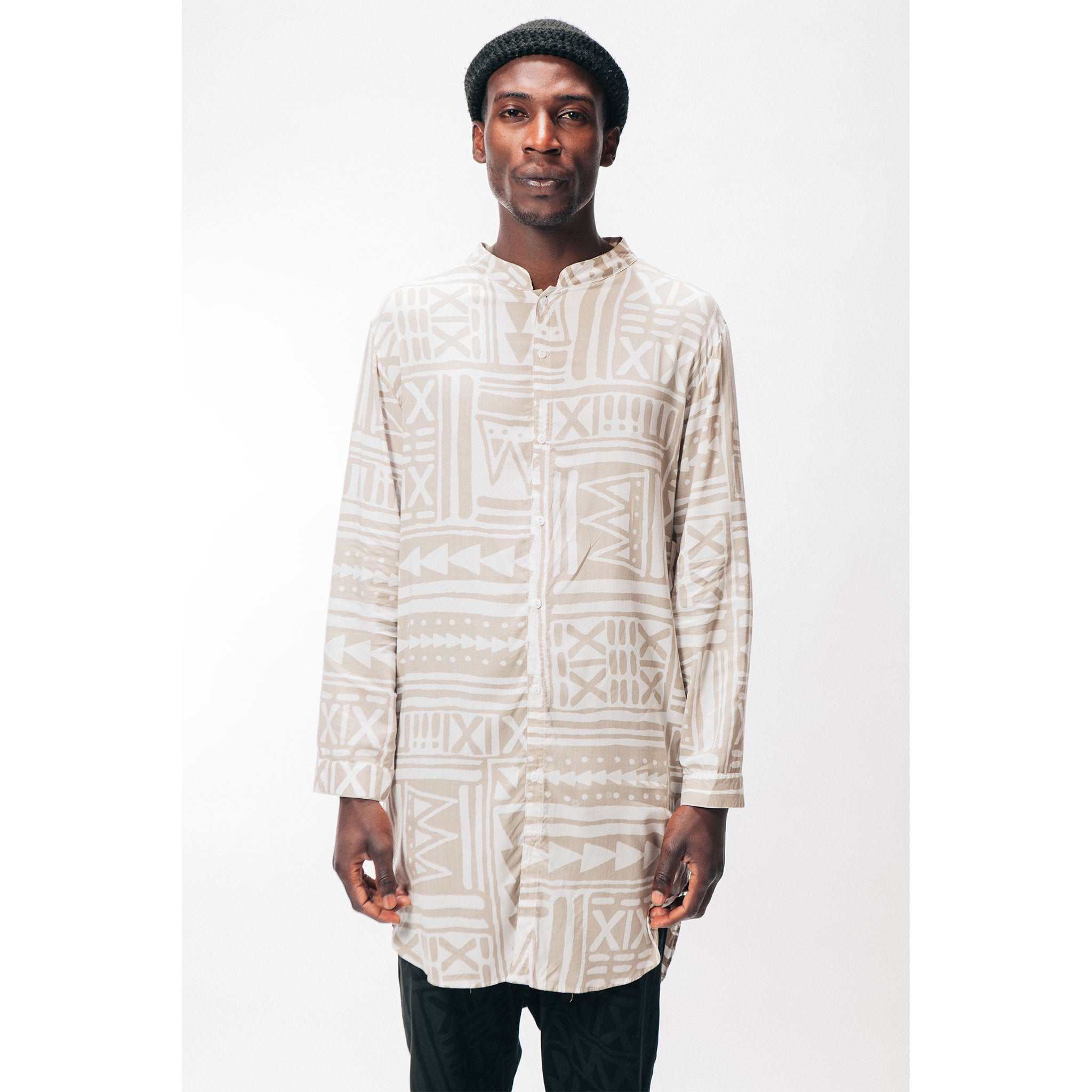 Mens-Button-Up-Tunic-X-TRiBE- Mens-Button-Up-Tunic-X-TRiBE-