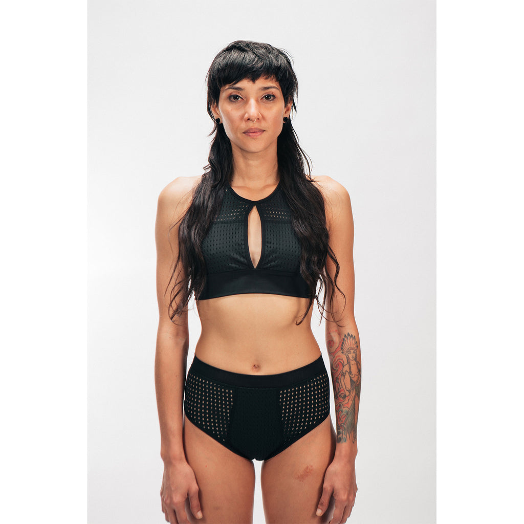 MESH SWIMSUIT BOTTOM - PEACE FITS