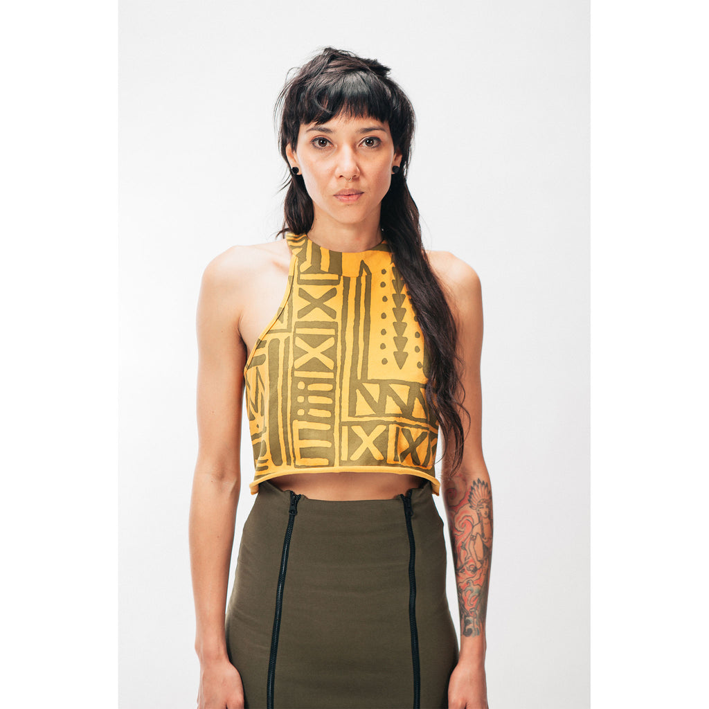 ROUND ABOUT CROP TOP [X-TRiBE] - PEACE FITS